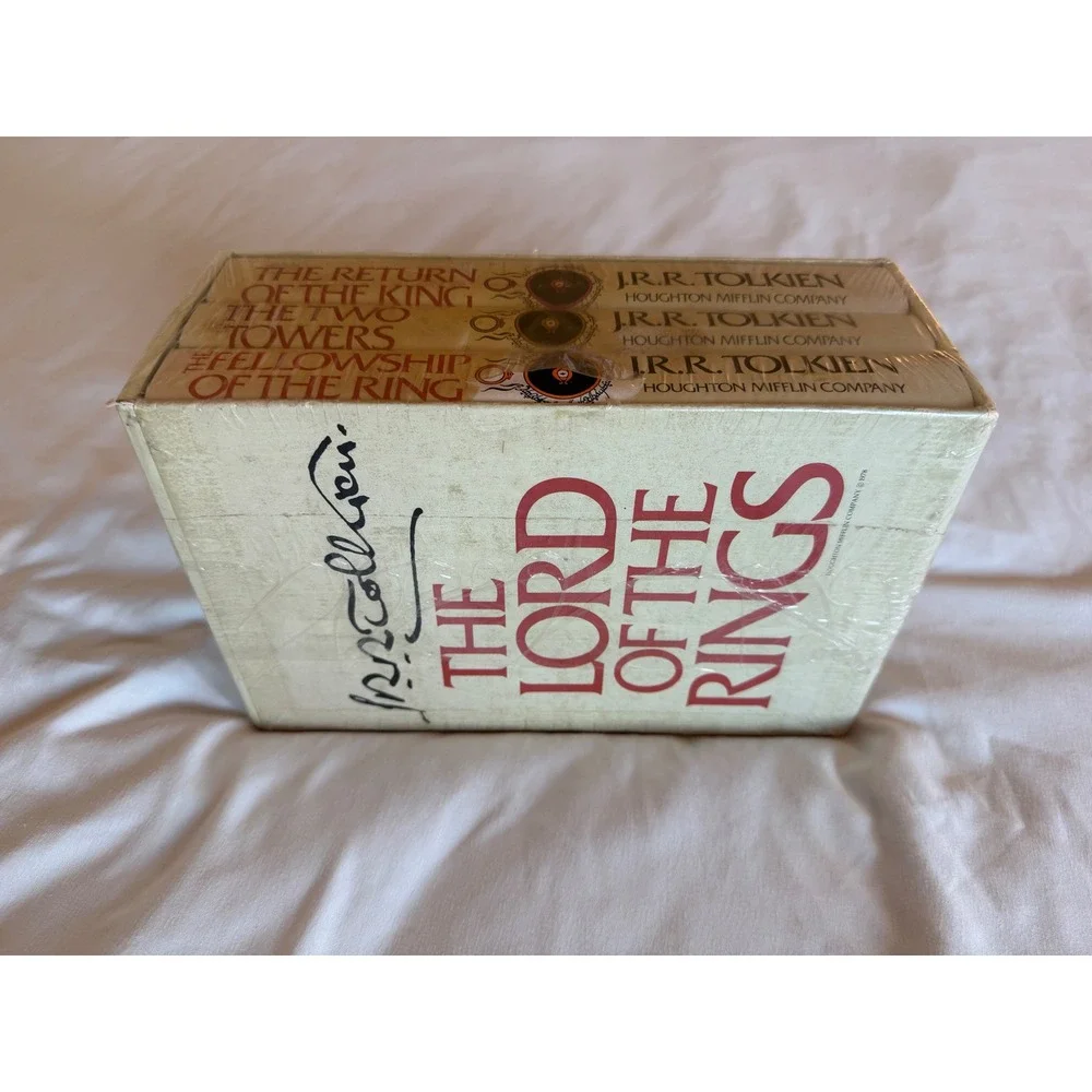 J.R.R. Tolkien The Lord of the Rings Box Set Sealed Houghton Mifflin 1978 Vintag